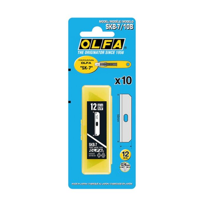 Repuesto Cuter Olfa Ancho 12,5 mm Blister De 10 Unidades Para Cuter Seguridad Sk-7 1 Repuesto Cuter Olfa Ancho 12,5 mm Blister De 10 Unidades Para Cuter Seguridad Sk-7 1