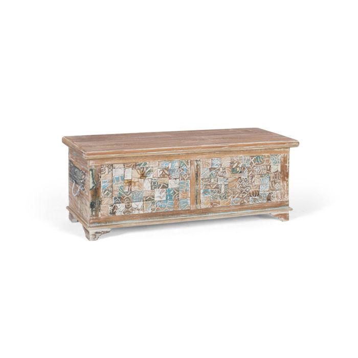 Giner Y Colomer Baúl Madera Mango y Reciclada Multicolor 41x106x36 cm 1