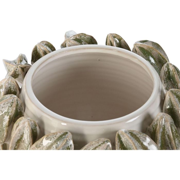 DKD Home Decor Centro de Mesa Tropical de Gres Blanco Verde Carambola 30x30x19 cm 3 DKD Home Decor Centro de Mesa Tropical de Gres Blanco Verde Carambola 30x30x19 cm 3