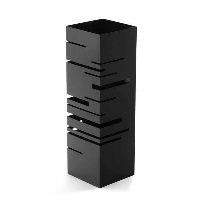 Versa Paragüero a rayas negro, 15.5x49 cm