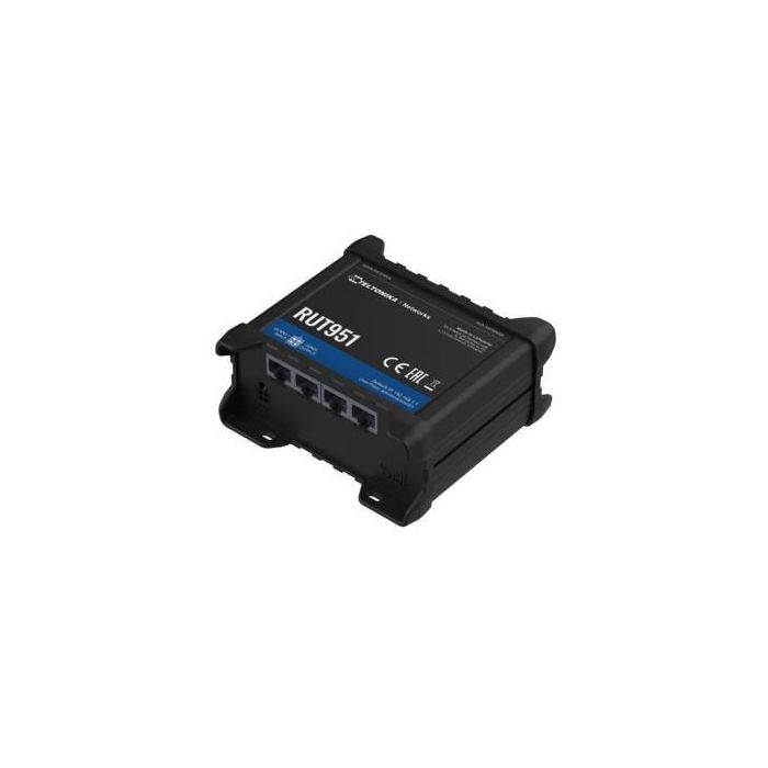Teltonika Networks RUT951 WiFi/4G Industrial Ethernet Cellular Router with EU PSU Teltonika Networks RUT951 WiFi/4G Industrial Ethernet Cellular Router with EU PSU