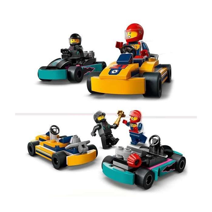 Juego de construccion karts y pilotos de carreras lego city 3 Juego de construccion karts y pilotos de carreras lego city 3