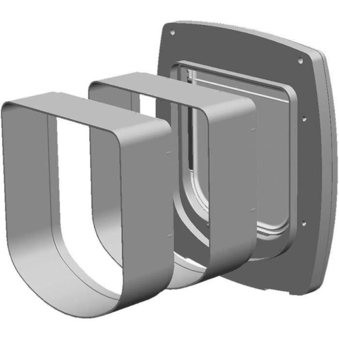 Túnel de extensión - FERPLAST - Para gateras Swing 3/5 - Gris 4