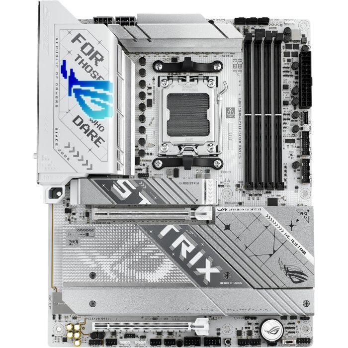 ASUS ROG STRIX X870-A GAMING WiFi Placa Base AM5 DDR5 Wi-Fi 7 ATX para AMD con 192GB RAM y M.2 NVMe 1 ASUS ROG STRIX X870-A GAMING WiFi Placa Base AM5 DDR5 Wi-Fi 7 ATX para AMD con 192GB RAM y M.2 NVMe 1