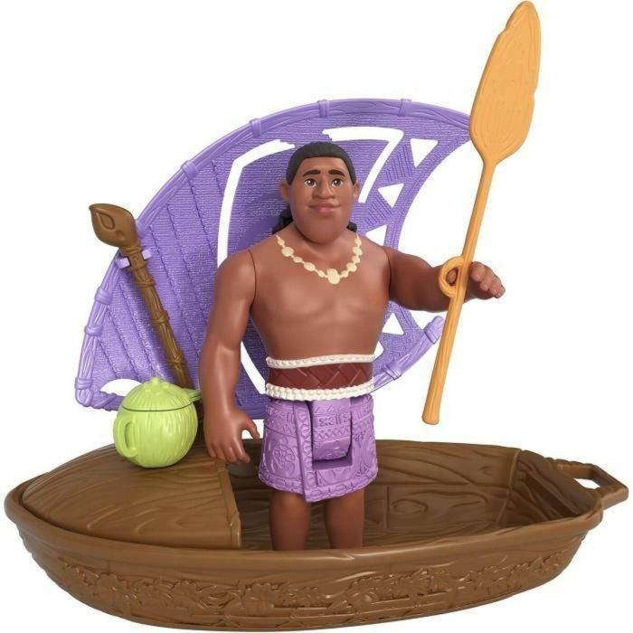 MATTEL Pirogue y sus 3 sorpresas JBT68 -Vaiana 2 2