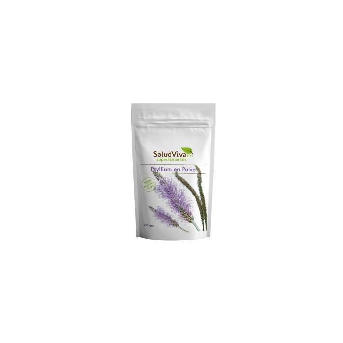 SALUD VIVA Psyllium en Polvo 200g Bio Vegan - Fuente de Fibras Solubles para Tránsito Intestinal