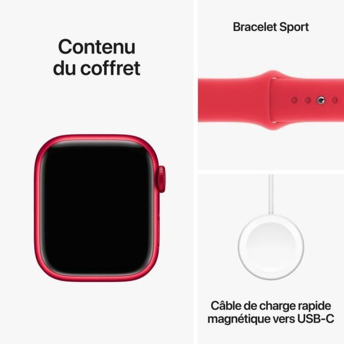 Apple Watch Series 9 GPS + Cellular - 41 mm - Caja de aluminio (PRODUCT)RED - Brazalete deportivo (PRODUCT)RED - S/M 1