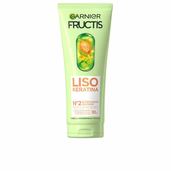 Garnier Fructis Liso Keratina Nº2 Acondicionador 200 ml | Cabello Liso Hasta 4 Días