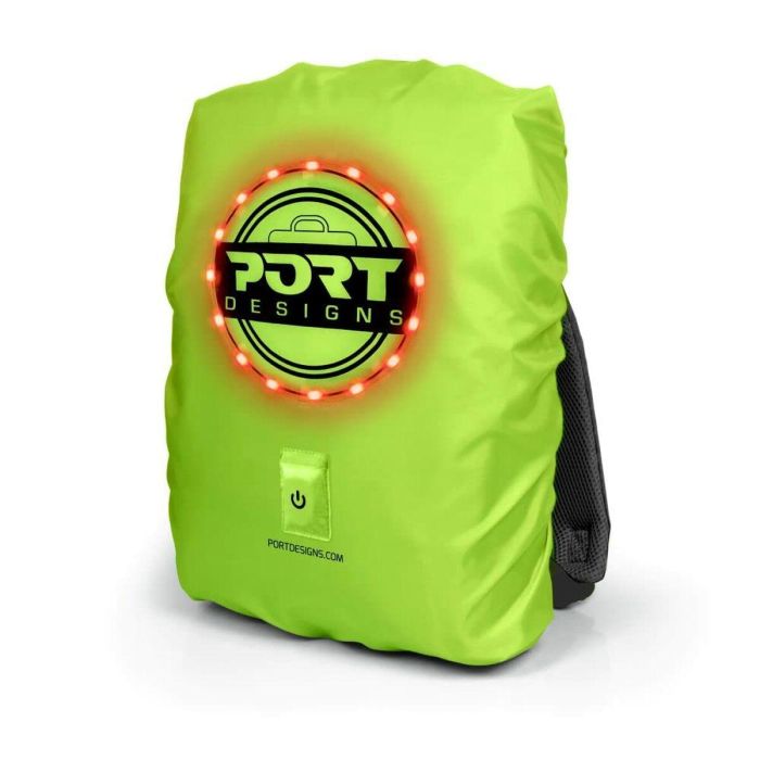 Port Designs POR1685165592336 Funda Lluvia Universal con LED Recargable para Mochilas hasta 25L / Portátiles 14-15.6 pulgadas 7 Port Designs POR1685165592336 Funda Lluvia Universal con LED Recargable para Mochilas hasta 25L / Portátiles 14-15.6 pulgadas 7