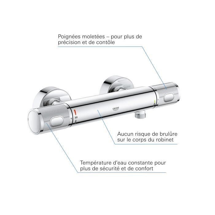 Mezclador termostático de ducha GROHE - Cromo 5 Mezclador termostático de ducha GROHE - Cromo 5