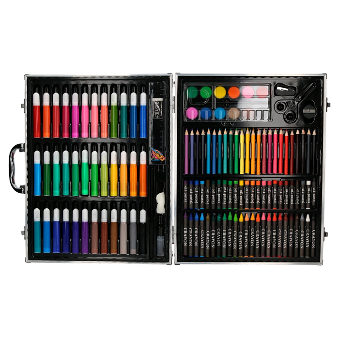 Liderpapel Estuche de Pintura en Aluminio 150 Piezas Maletín 37,8x29,7x4,6 cm 7