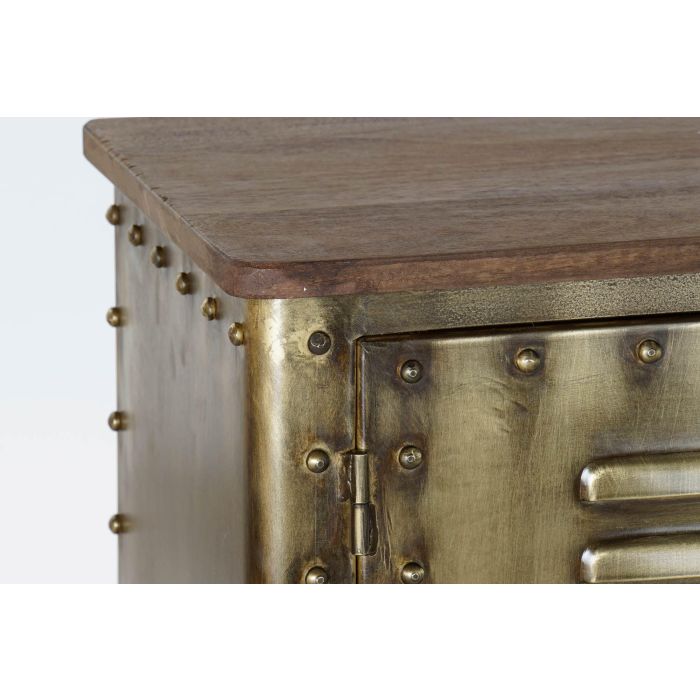 DKD Home Decor Buffet Loft Dorado de Metal con 4 Puertas y 4 Estanterías - Mueble Aparador de Almacenamiento 152x35x69 cm 2 DKD Home Decor Buffet Loft Dorado de Metal con 4 Puertas y 4 Estanterías - Mueble Aparador de Almacenamiento 152x35x69 cm 2