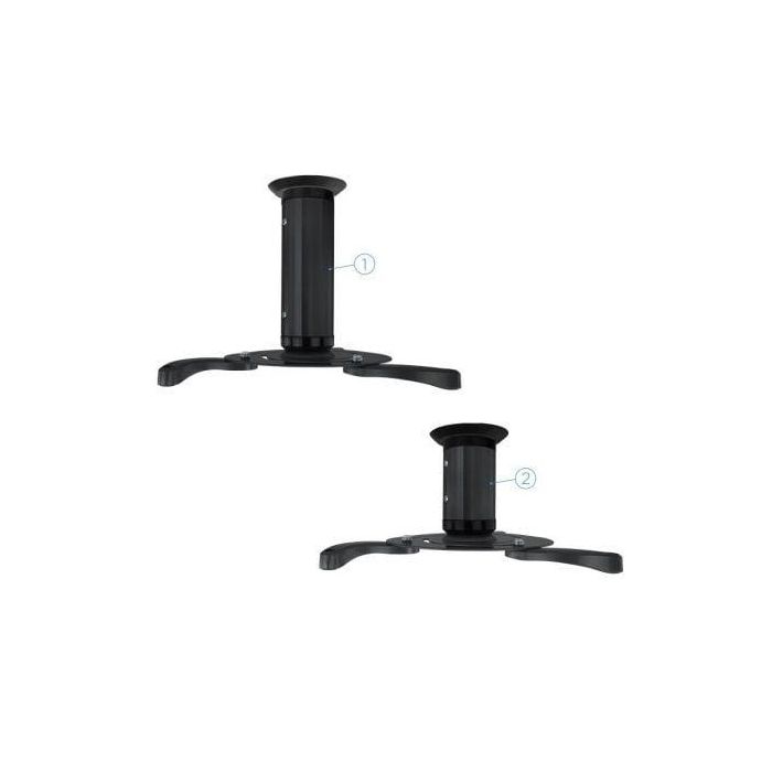 Soporte de Techo para Proyector TooQ PJ1010TN-B/ Inclinable-Giratorio/ hasta 10kg 1 Soporte de Techo para Proyector TooQ PJ1010TN-B/ Inclinable-Giratorio/ hasta 10kg 1