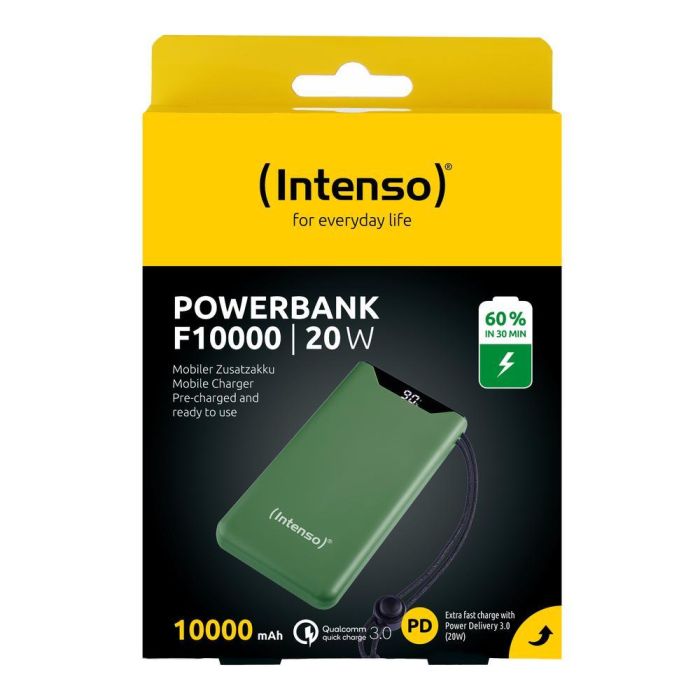 Intenso F10000 Powerbank 10000 mAh Verde con Power Delivery y Quick Charge 3.0 2