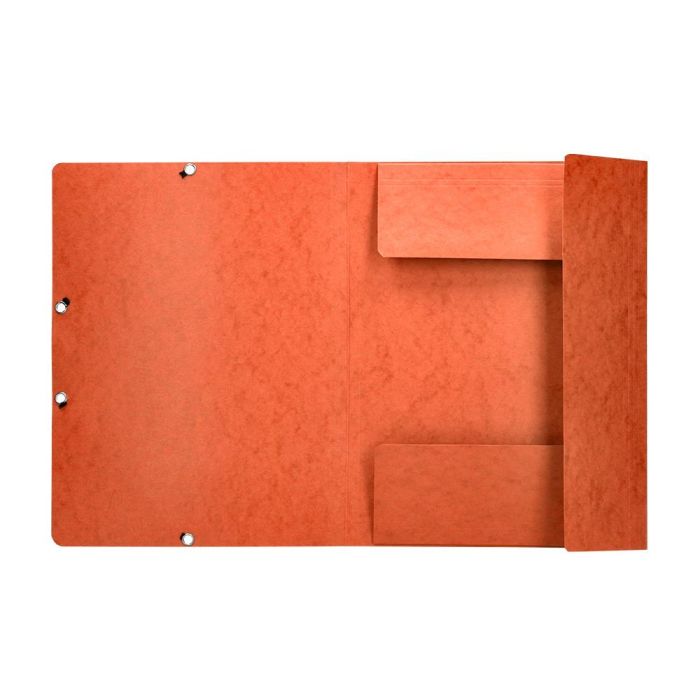 Carpeta Q-Connect Gomas Kf02170 Carton Simil-Prespan Solapas 320x243 mm Naranja 7