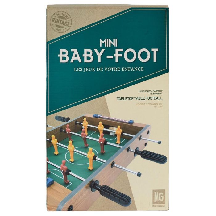 Mister Gadget Juego de Mesa Futbolín 51x31 cm Colección Vintage 1
