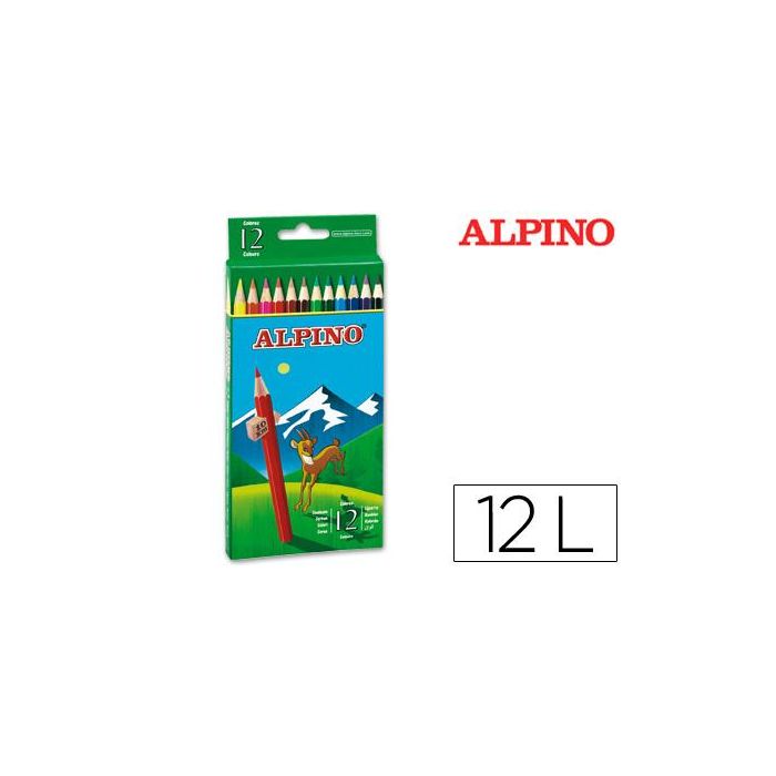 Alpino Lápices De Colores 175 mm C-Surtidos Estuche 12 Ud