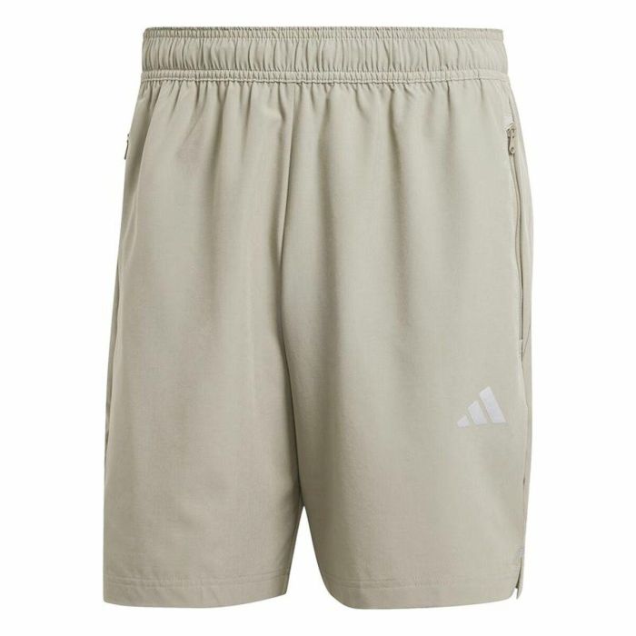 Pantalones Cortos Deportivos para Hombre Adidas Gym+ Training 3 Bandas Marrón