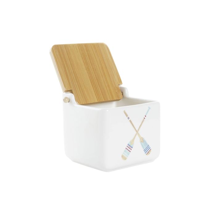 Salero Mediterraneo DKD Home Decor Multicolor 12.5 x 11.5 x 12.5 cm (4 Unidades) 2