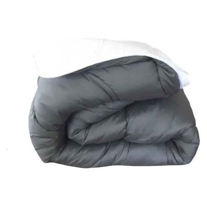 Abeil Edredón Bicolor 140 x 200 cm Blanco y Gris 5 Abeil Edredón Bicolor 140 x 200 cm Blanco y Gris 5