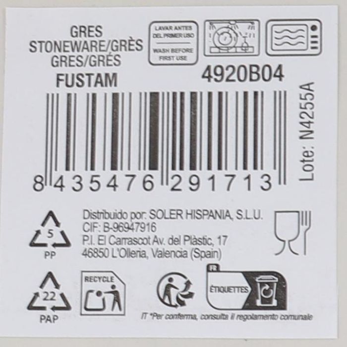 Plato Fustam 15.5 x 2 cm - Inde (24 Unidades) 1 Plato Fustam 15.5 x 2 cm - Inde (24 Unidades) 1