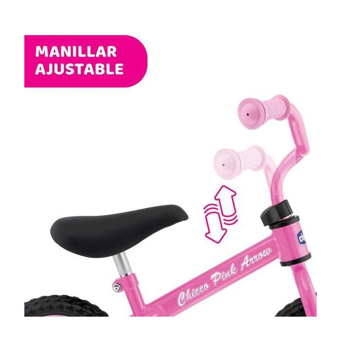 Bicicleta sin pedales bullet rosa ¡perfecta para adquirir el equilibrio! 10 pulgadas 46x56x68 cm 12 Bicicleta sin pedales bullet rosa ¡perfecta para adquirir el equilibrio! 10 pulgadas 46x56x68 cm 12