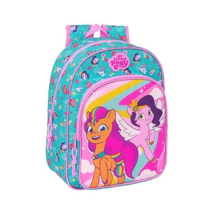 Mochila Escolar My Little Pony Magic Rosa Turquesa 26 x 34 x 11 cm 3