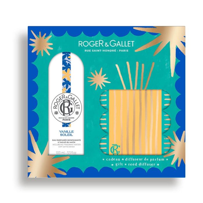 Roger & Gallet Vanille Soleil Agua Perfumada Bienestar Estuche 2 Pz 1