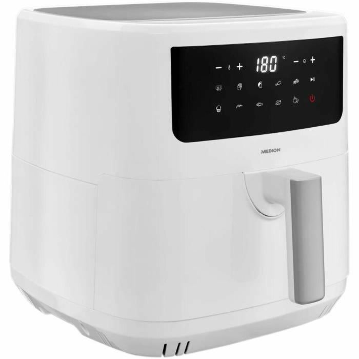 Medion 50073000 Freidora de Aire Caliente 2150W Pantalla táctil 9 Programas Blanca 1