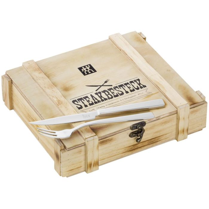 Zwilling Steakbesteckset 12-Teilig in Holzbox 2