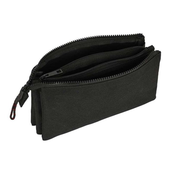 Portatodo Triple Naruto Negro 22 x 12 x 3 cm 2 Portatodo Triple Naruto Negro 22 x 12 x 3 cm 2