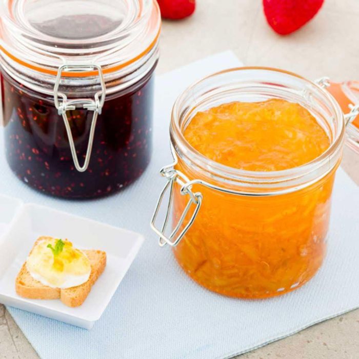 Tarro Hermético de Vidrio con Cierre Clip 250 ml - La Mediterranea (24 Unidades) 5 Tarro Hermético de Vidrio con Cierre Clip 250 ml - La Mediterranea (24 Unidades) 5