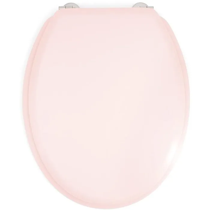 Gelco Asiento de inodoro Dolce Bisagras Acero Inoxidable Madera Moldeada Cristal Rosa 0 Gelco Asiento de inodoro Dolce Bisagras Acero Inoxidable Madera Moldeada Cristal Rosa 0