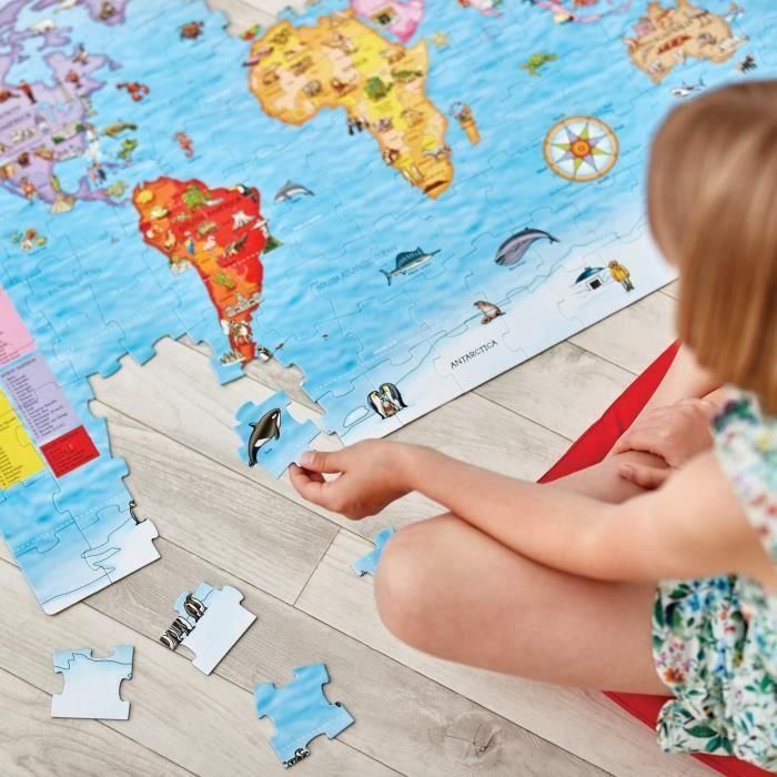 Mapa del mundo - Puzzle - HUERTO 4 Mapa del mundo - Puzzle - HUERTO 4