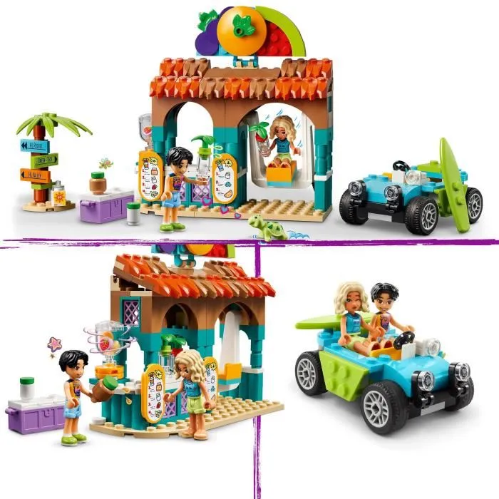 LEGO 42625 Beach Smoothie Bar Set de bebidas para niñas y niños 2 LEGO 42625 Beach Smoothie Bar Set de bebidas para niñas y niños 2