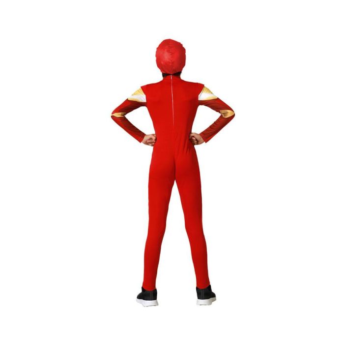 Disfraz Super Heroe Comic Rojo Niño Infantil 5-6 Años 2