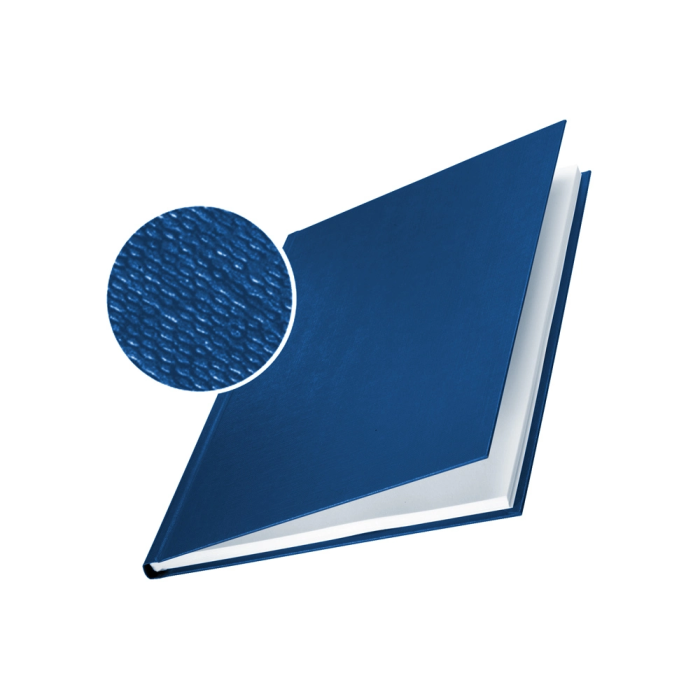 Leitz 73960035 Tapa de Encuadernación Channel Rígida DIN A4 Azul Lomo 24,5mm Capacidad 245 Hojas 1
