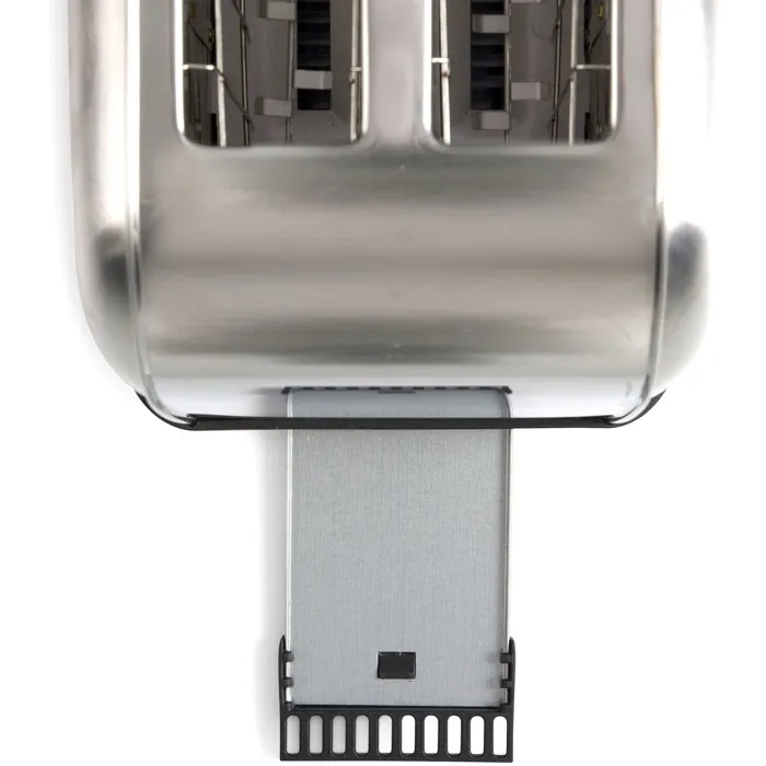 Livoo Tostadora DOD196 de 2 rebanadas, 850 W, acero inoxidable, termostato con 7 niveles regulables