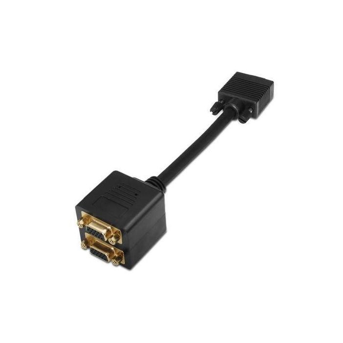 AISENS - CABLE BIFURCADOR SVGA(3C+9), HDB15/M-2XHDB15/H, ORO, 20 CM AISENS - CABLE BIFURCADOR SVGA(3C+9), HDB15/M-2XHDB15/H, ORO, 20 CM