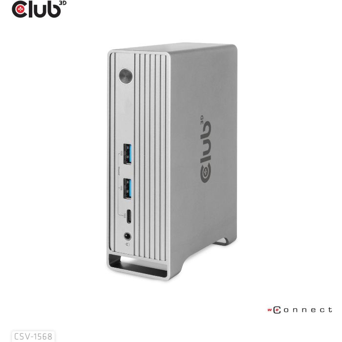 Club3D CSV-1568 Estación de Acoplamiento USB-C 4K 100W con 6xUSB3, DP, 2xHDMI, VGA, LAN, Power Delivery 120W 7 Club3D CSV-1568 Estación de Acoplamiento USB-C 4K 100W con 6xUSB3, DP, 2xHDMI, VGA, LAN, Power Delivery 120W 7