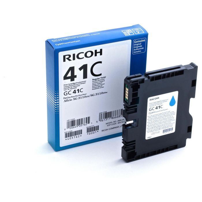 RICOH SG3110DN/3110DNW GC-41C Cartucho Cyan RICOH SG3110DN/3110DNW GC-41C Cartucho Cyan