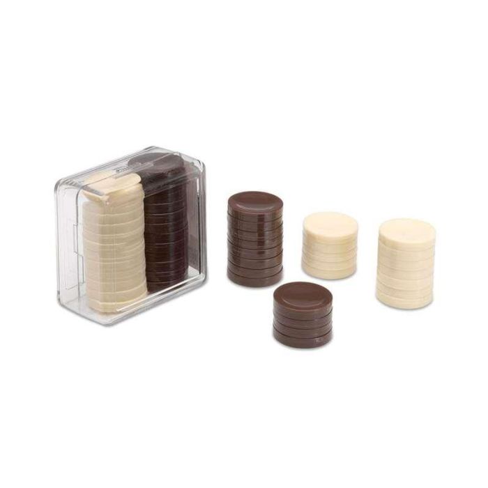 Cayro Accesorios de Damas de Plástico para el Juego en Caja 6x6x3 cm - Juego de Mesa Clásico para Niños +5 Años 1 Cayro Accesorios de Damas de Plástico para el Juego en Caja 6x6x3 cm - Juego de Mesa Clásico para Niños +5 Años 1