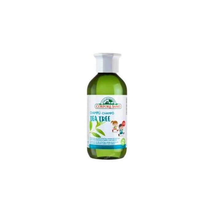 CORPORE SANO Champú Antipiojos con Tea Tree y Tomillo Bio 300ml para Cabello Infantil