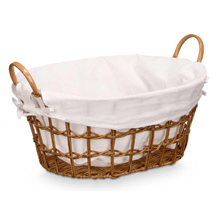 Cesto Ovalado Asas Natural Peq Kipit 52X26CM (12 Unidades) 1 Cesto Ovalado Asas Natural Peq Kipit 52X26CM (12 Unidades) 1