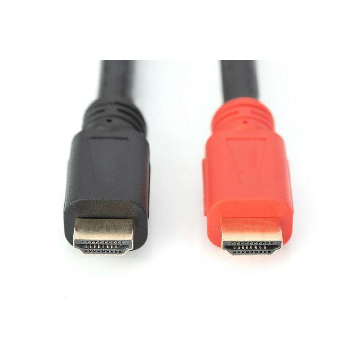 Digitus HDMI High Speed connection cable, type A, w/ amp. M/M, 15.0m, Ultra HD 24p, CE, gold, bl 1 Digitus HDMI High Speed connection cable, type A, w/ amp. M/M, 15.0m, Ultra HD 24p, CE, gold, bl 1