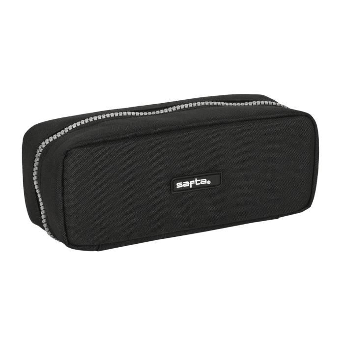 Estuche Escolar Safta Stone Negro 21 x 8 x 8 cm 1 Estuche Escolar Safta Stone Negro 21 x 8 x 8 cm 1