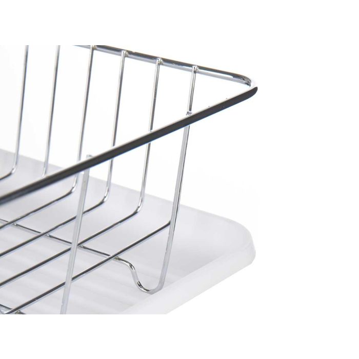 Escurreplato Plano Blanco Bandeja Recipiente Kinvara 43X11CM (4 Unidades) 3 Escurreplato Plano Blanco Bandeja Recipiente Kinvara 43X11CM (4 Unidades) 3