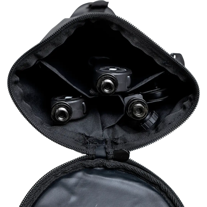 SBG Funda de Nylon para 5 Micrófonos y 3 Pies de Micrófono con Compartimentos Interiores, Dimensiones 112x25x20 cm 7