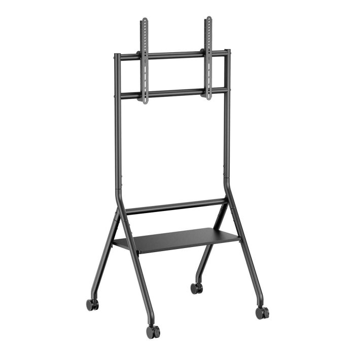 AISENS - SOPORTE DE SUELO ECO CON RUEDA, 1 BANDEJA PARA PANTALLA INTERACTIVA/TV 80KG DE 37-86, NEGRO AISENS - SOPORTE DE SUELO ECO CON RUEDA, 1 BANDEJA PARA PANTALLA INTERACTIVA/TV 80KG DE 37-86, NEGRO