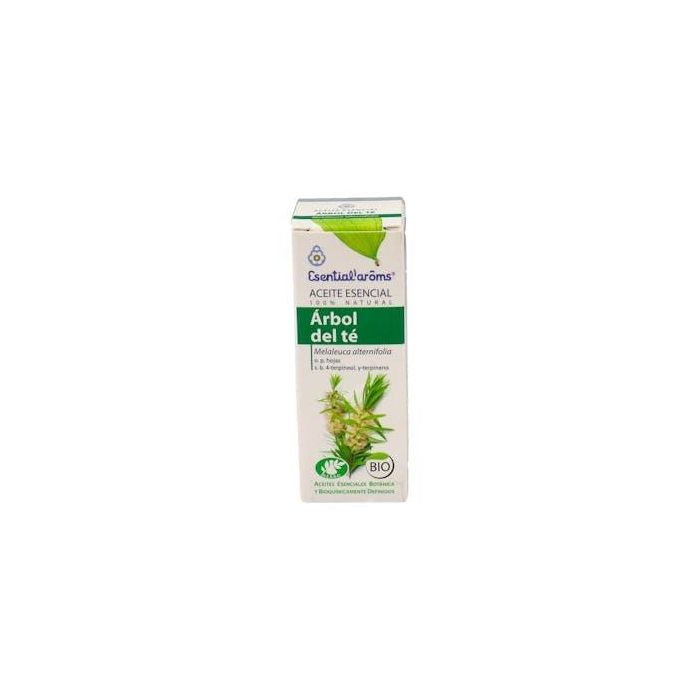 ESENTIAL AROMS Aceite Esencial de Árbol del Té Bio 10ml - Antimicrobiano, Antiséptico, Antifúngico - Quimiotipo: 4 terpineol